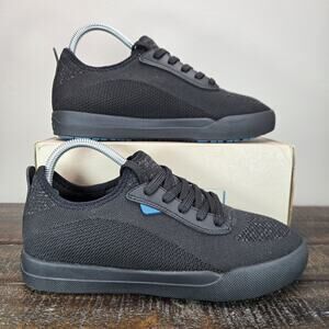 Vessi Weekend 1.5 Sneaker Womens Size 8 Waterproof Shoes Asphalt Black Black